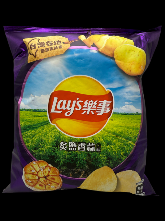 Lays Roasted Salt Garlic